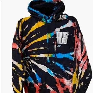 COPY - COPY - Custom Tie Dye Lauren Daigle Crew Tour Hoodie